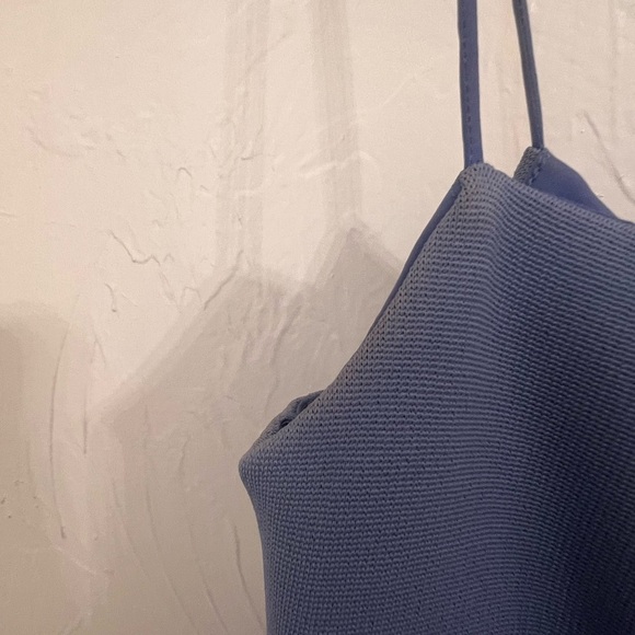 Nicholas Bandage Frill Wrap dress blue size 4 - Picture 5 of 10